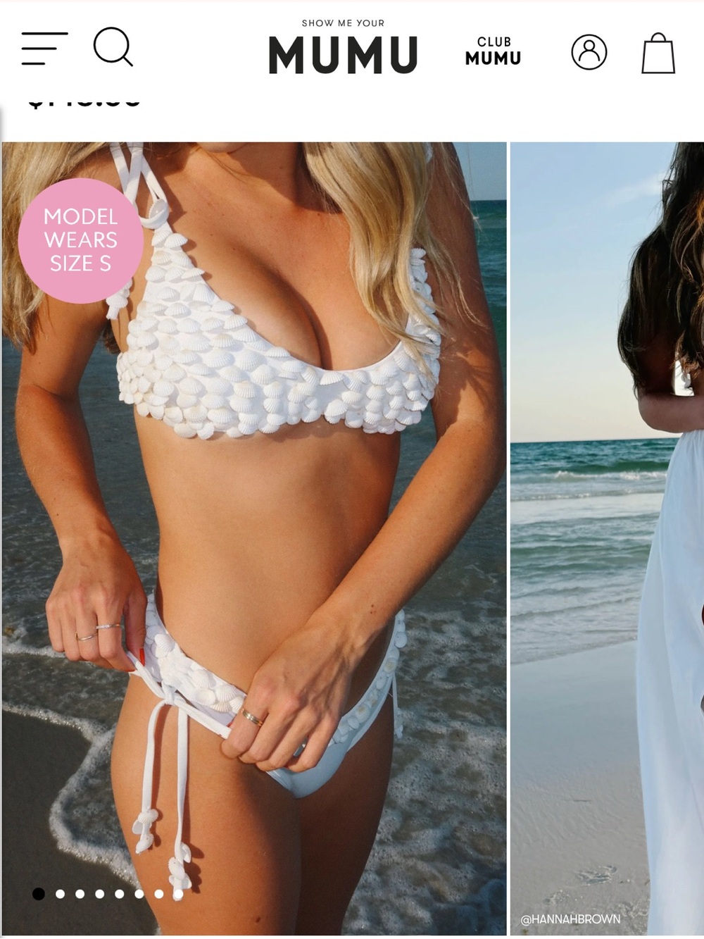 Show Me Your MuMu Seychelles Top with Real Seashells - Picture 8 of 9